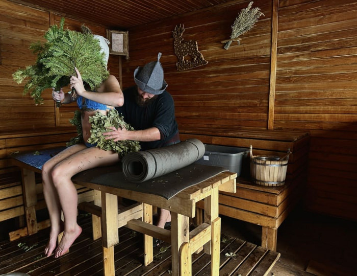 Обновленная зона джакузи с русской парной - Курорт «Ерино»